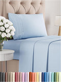 Twin XL Size 3 Piece Sheet Set - Cooling Soft Deep Pocket Sheets