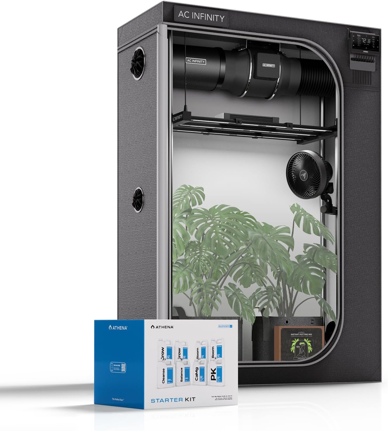 AC Infinity Cultivator Kit: Complete 2-Plant Grow Tent System