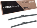 Diamond 21 in & 18 in Pack of 2 Windshield Wiper Blades - Quiet Clear
