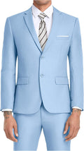 Men's 2 Piece Slim Fit Suit Set with Tie - Slim Modern Cut