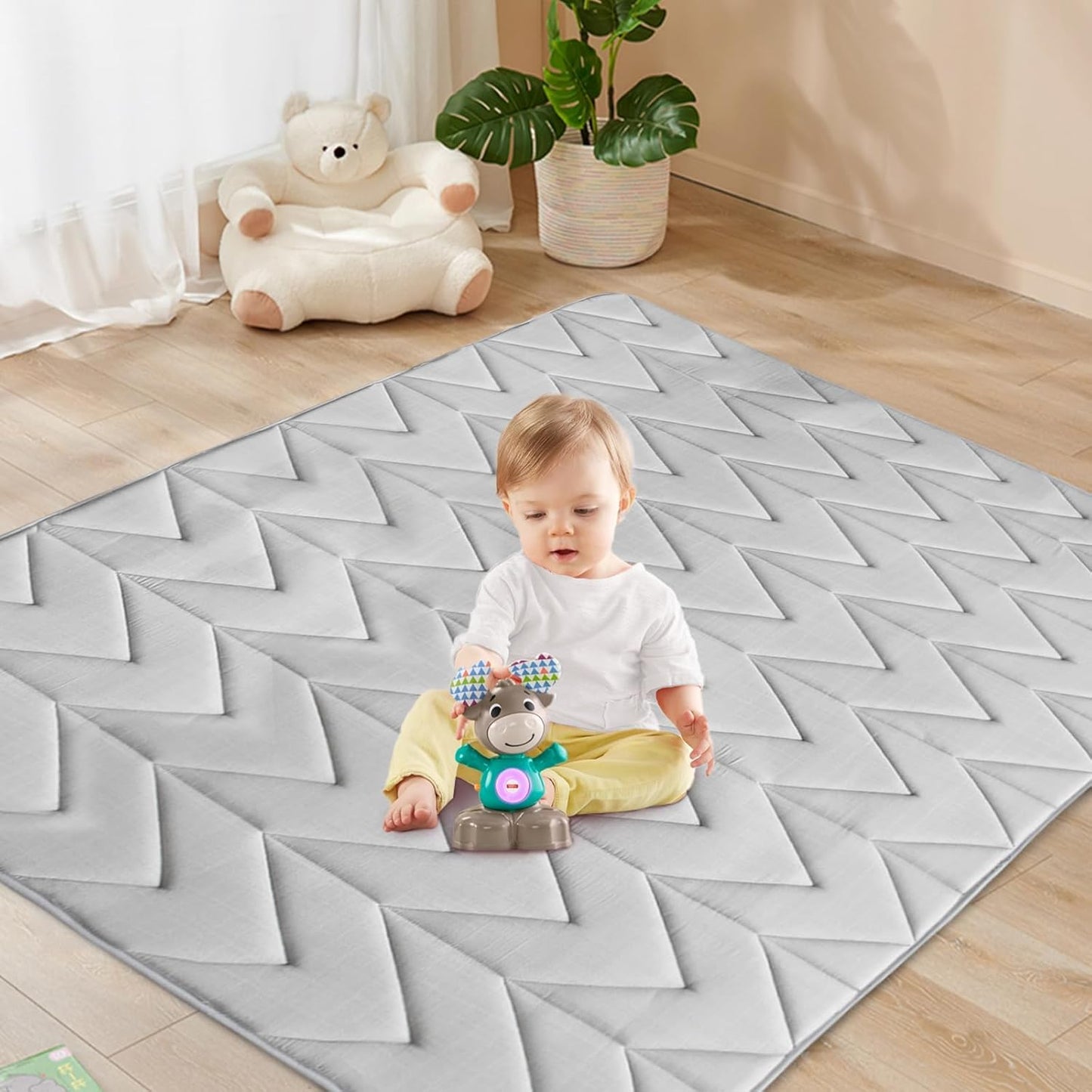 Foam Play Mat 5050 for Dripex & Suposeu Playpen - Gray