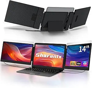 Laptop Screen Extender Portable 14 Inch Triple Monitor for Laptop