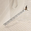 Neodrain 32 in Rectangular Linear Shower Drain with Brick Pattern