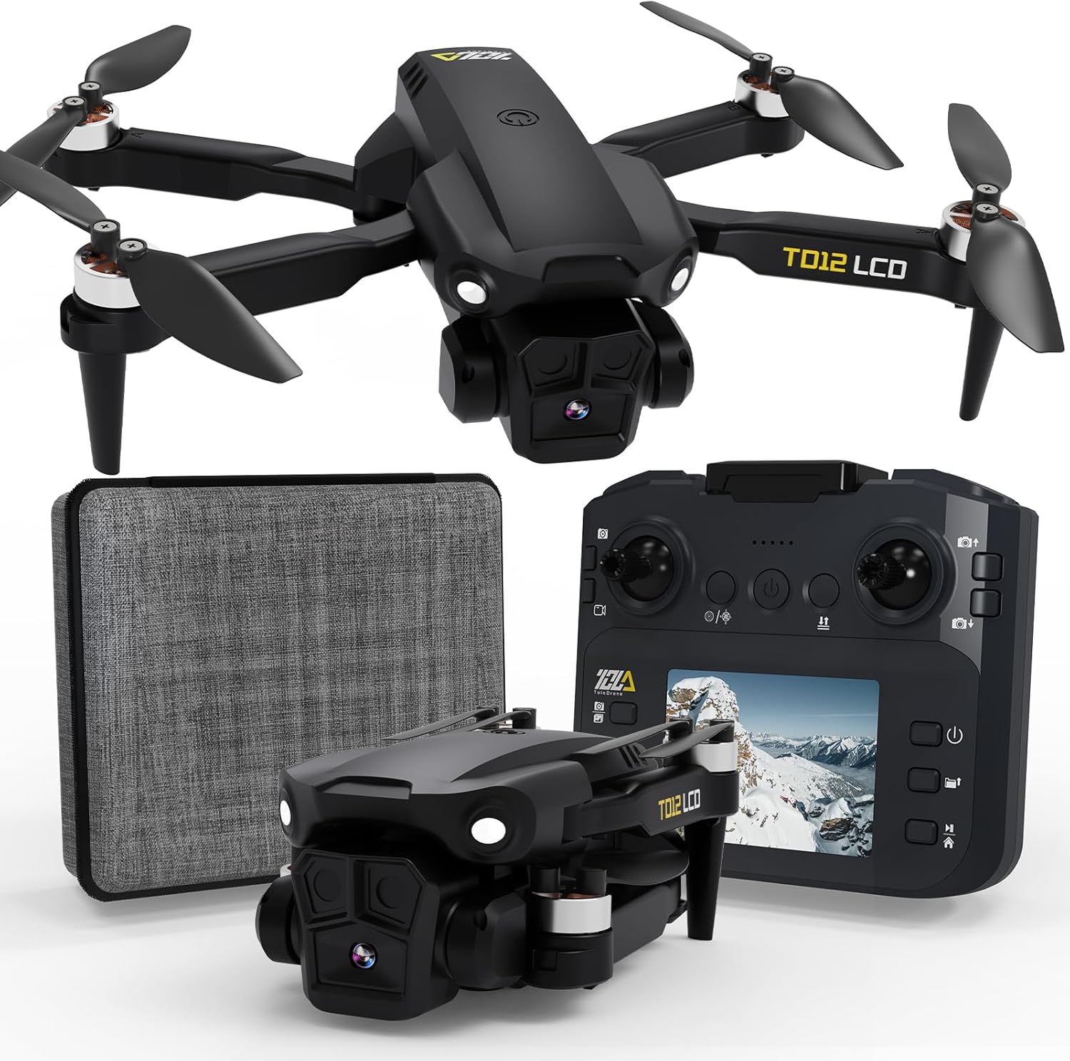 TD12LCD Drone with LCD Screen Remote Control for Beginners