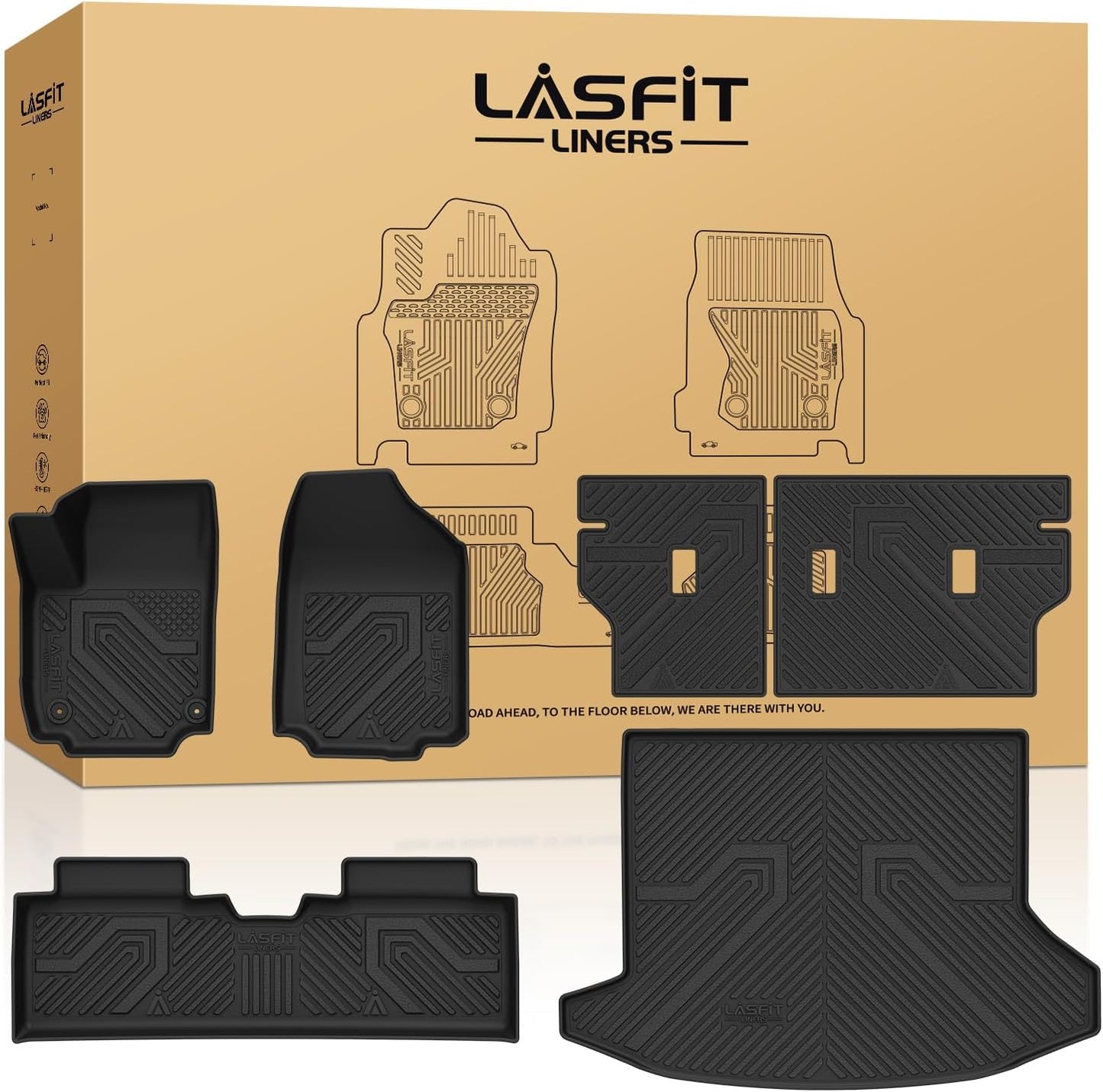 Custom Fit LASFIT Floor Mats for Chevrolet Equinox 2025-2026
