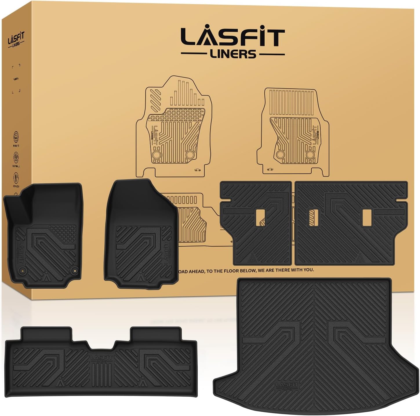 Custom Fit LASFIT Floor Mats for Chevrolet Equinox 2025-2026