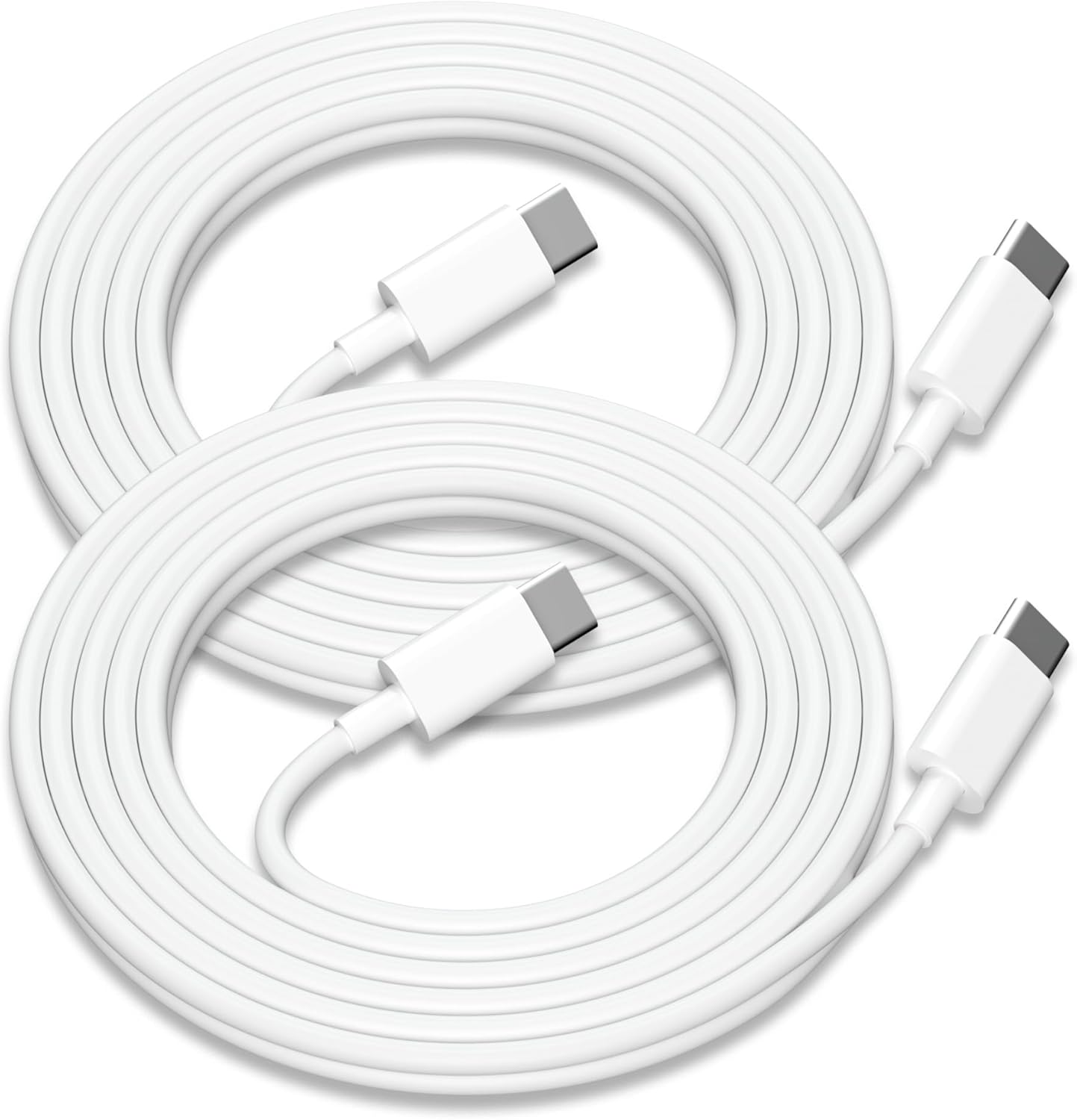 High-Speed 6ft USB C to C Charging Cable 2Pack - For iPhone 15/16 & MacBook Pro/Air