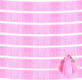 Sparkling Pink Foil Garland - Ideal Party Decor!
