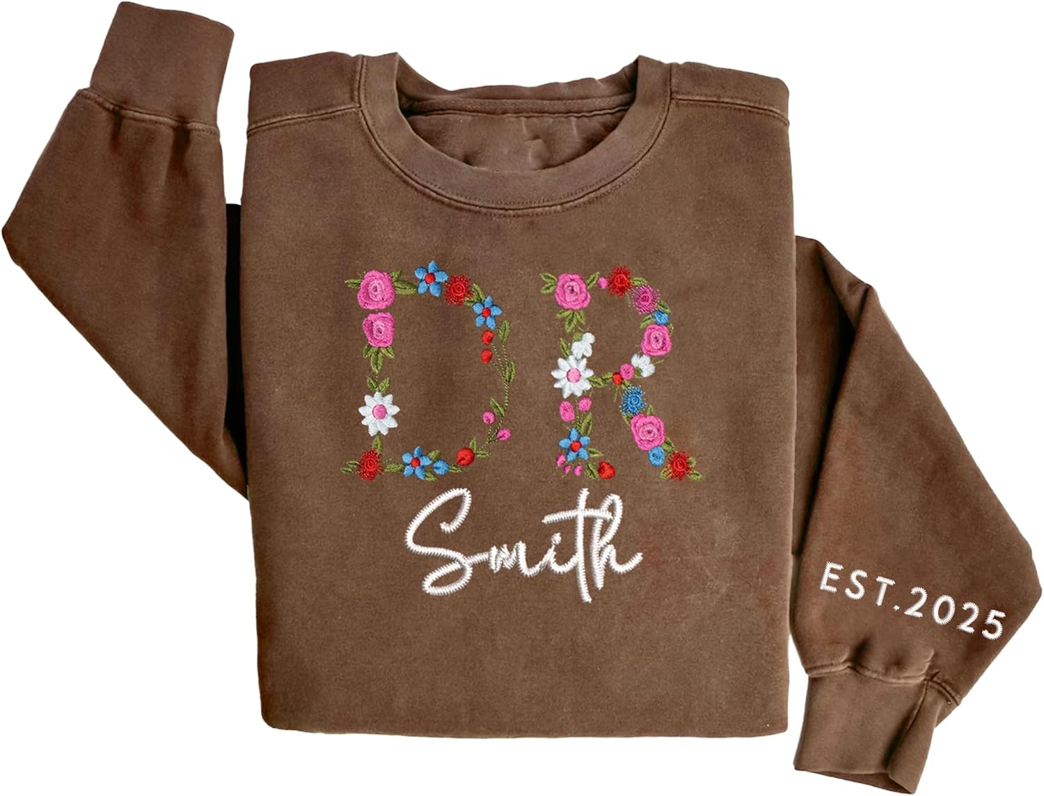 Personalized Floral Doctor Sweatshirt - Unique Gift!