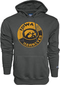 Blue 84 Men's Hoodie Vintage Cap Dark Heather - Cozy Hawkeyes