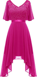 BeryLove Homecoming Cocktail Formal Party Dress - Elegant Lace A-Line