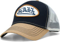 Von Dutch Unisex Trucker Hat Curved Bill Mesh Back - Classic Fit