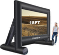 18 ft Inflatable Projector Screen Outside - Easy Setup Backyard Movies