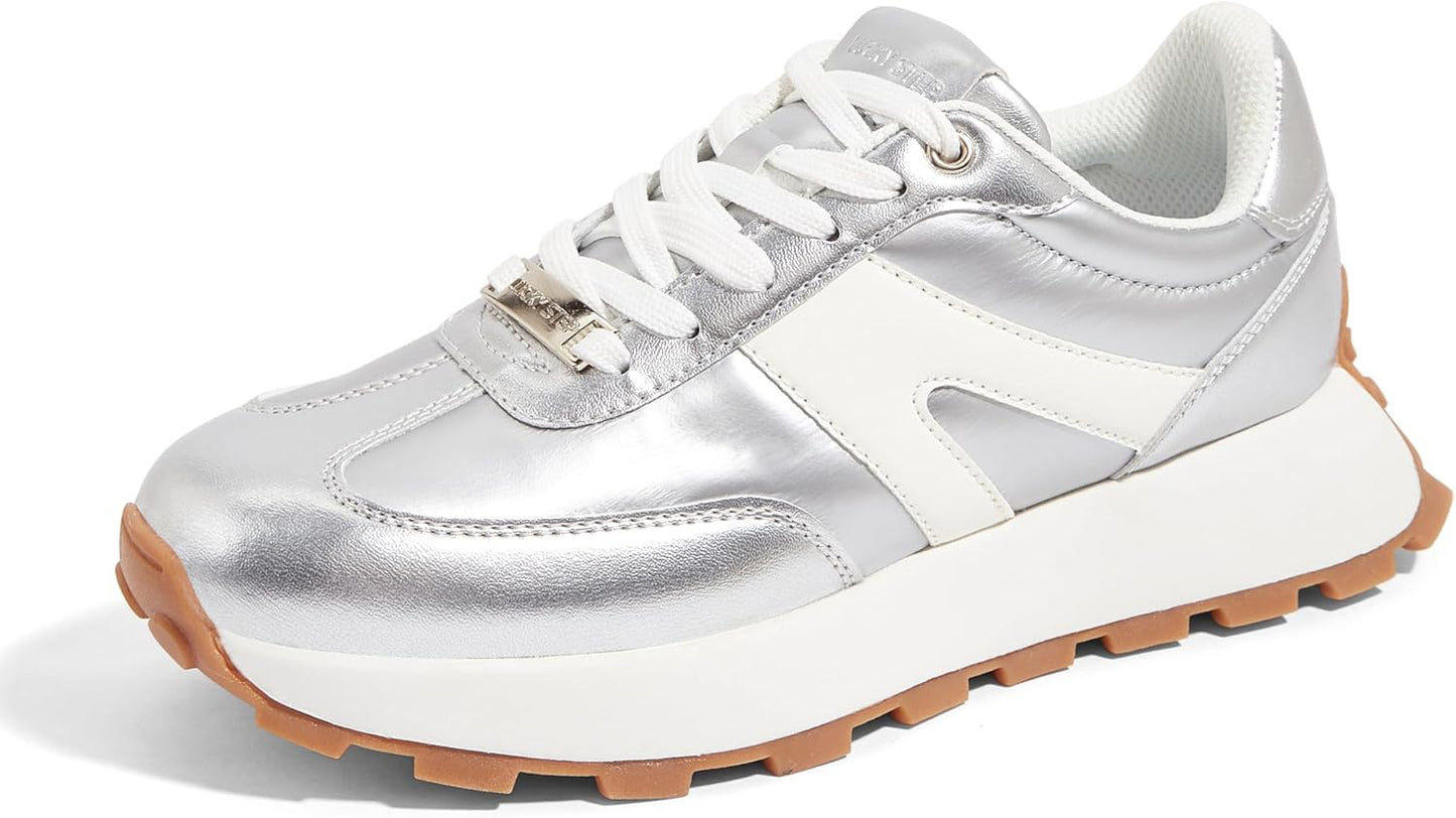 LUCKY STEP Women's Platform Fashion Sneakers for All-Day Comfort