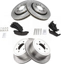 TRQ Front and Rear Brake Pad & Rotor Kit for 2010-2011 F-150