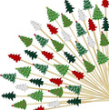 Xmas Tree Cocktail Picks - Festive Decoration