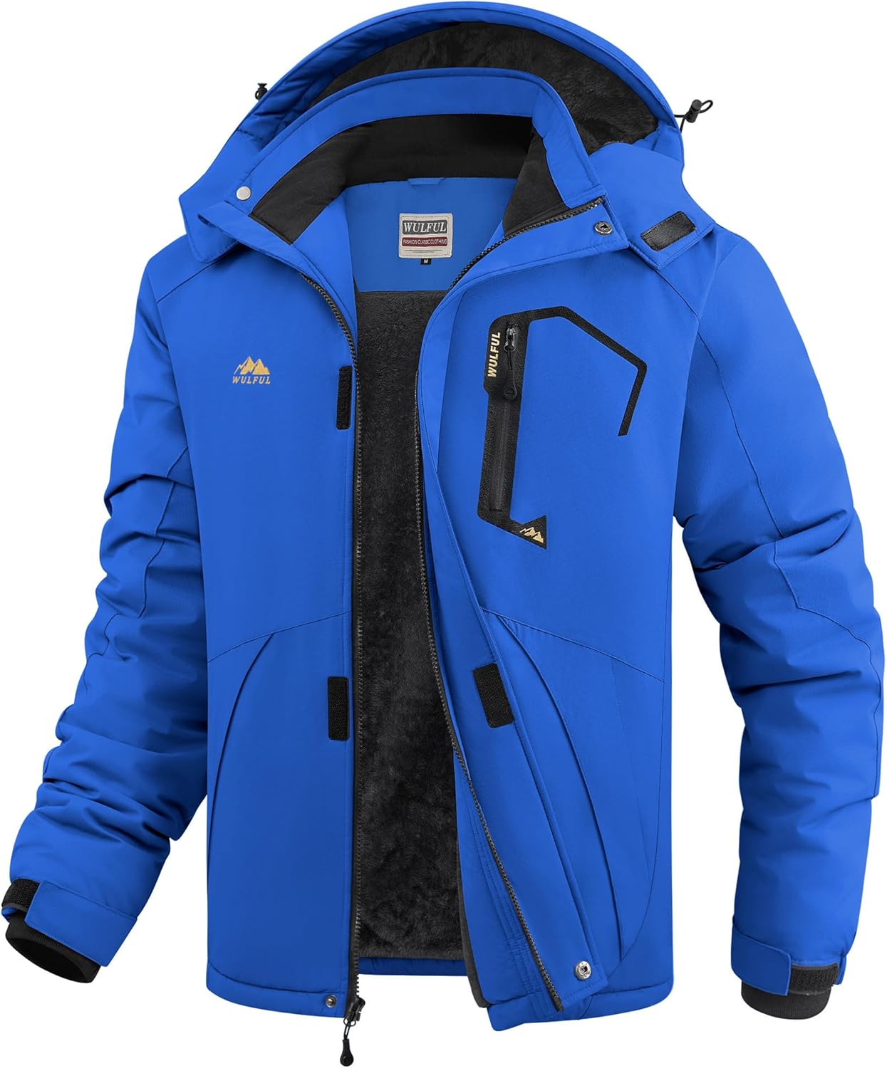 WULFUL Men's Ski Jackets Warm Winter Snow Windbreaker Coat