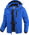 WULFUL Men's Ski Jacket Warm Waterproof Parka - Windproof & Fleece