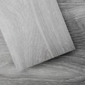 Peel and Stick Vinyl Wood Plank Floor Tiles 12-Pack - Light Grey