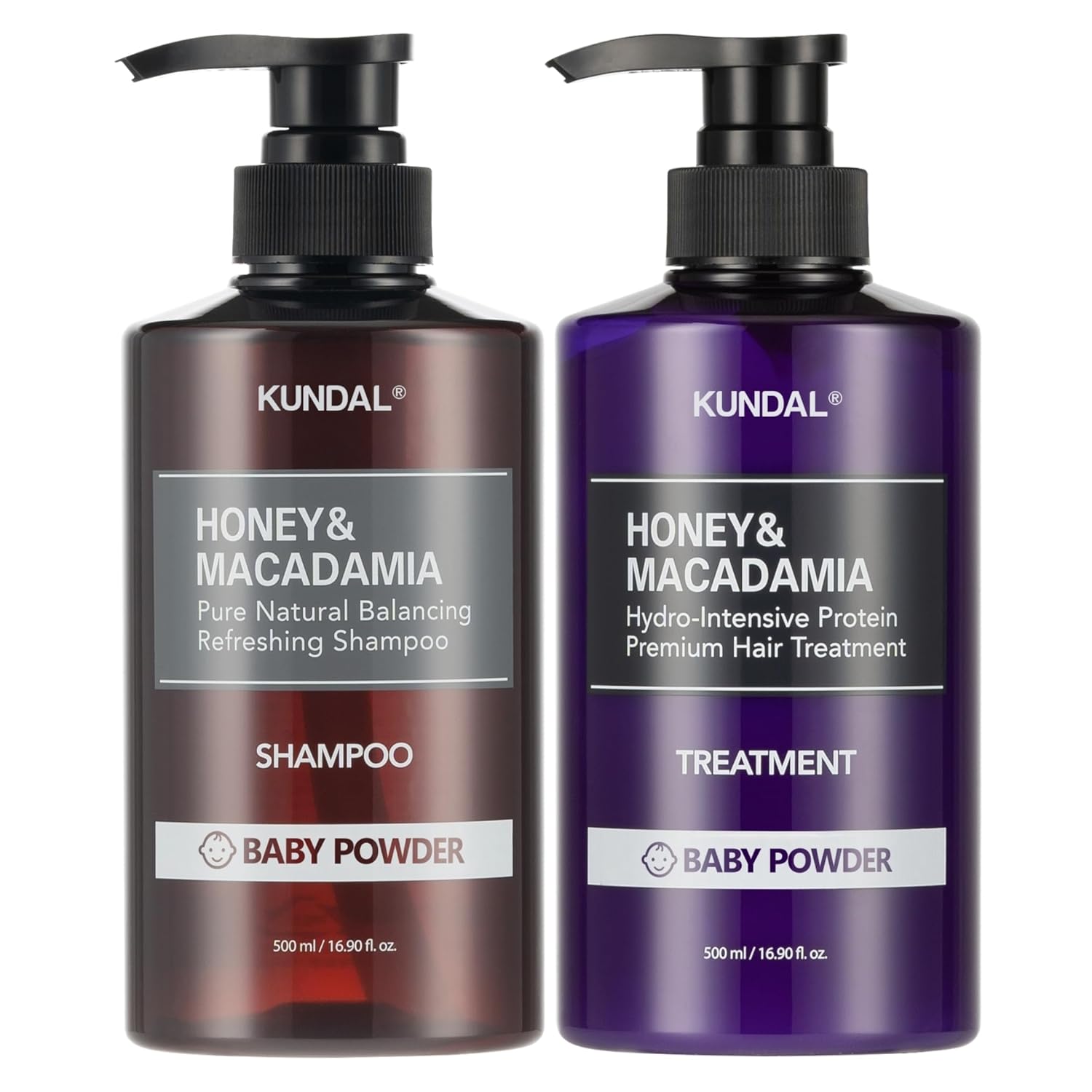 KUNDAL Natural Shampoo & Conditioner Duo - Long Lasting Fragrance, Moisturize & Nourish, Frizz Control