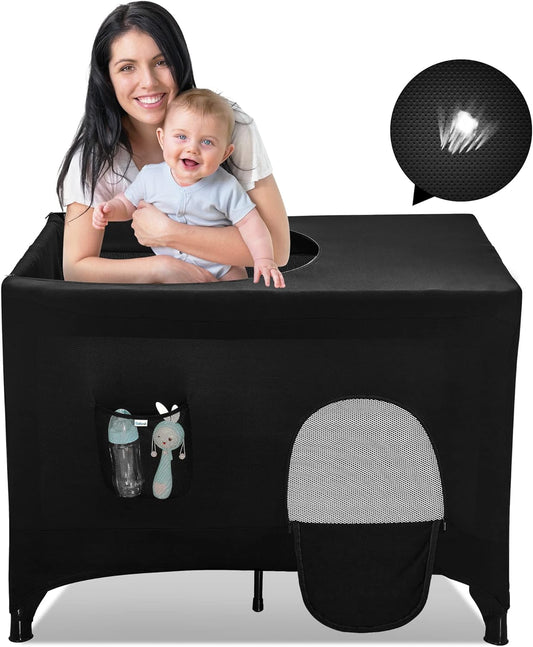 Portable Blackout Tent for Travel Crib - Poudee