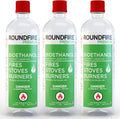Roundfire Premium Ethanol Fuel 3 x 1 Liter - Clean, Plant-Based Burn