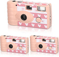 3 Pack Disposable Camera for Wedding with Flash - Simple Color Film