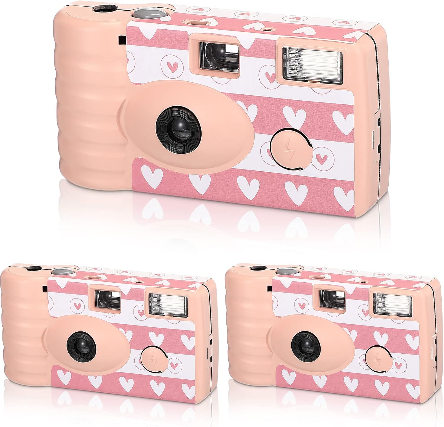 3 Pack Disposable Wedding Cameras with Flash - Capturing Memories in Style