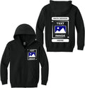 Custom Youth Zip Hoodie - Personalize with Gildan