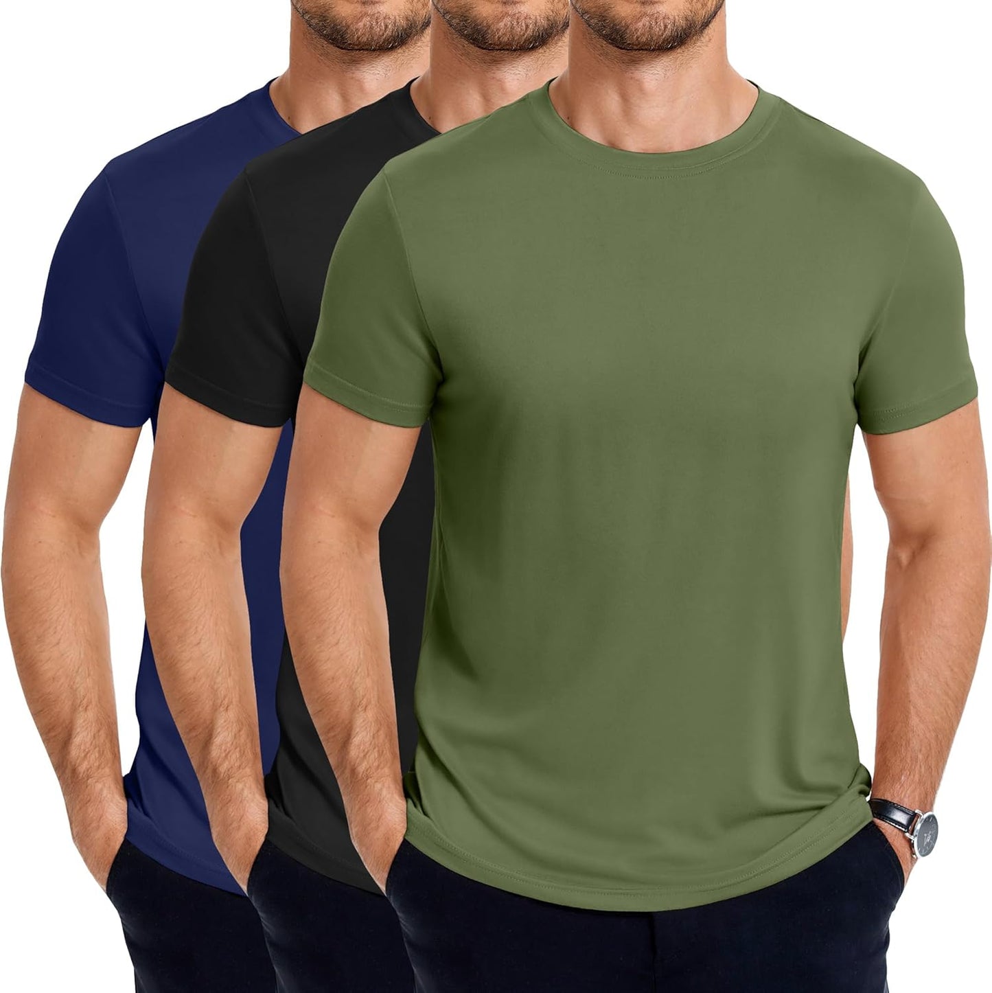 COOFANDY Men's Short Sleeve T-Shirts for Casual Summer Wear