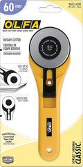 Olfa Standard Rotary Cutter 60mm - Precise Heavy-Duty Cutting