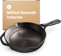 Greater Goods 10-In Cast Iron Skillet - Organically Pre-Seasoned