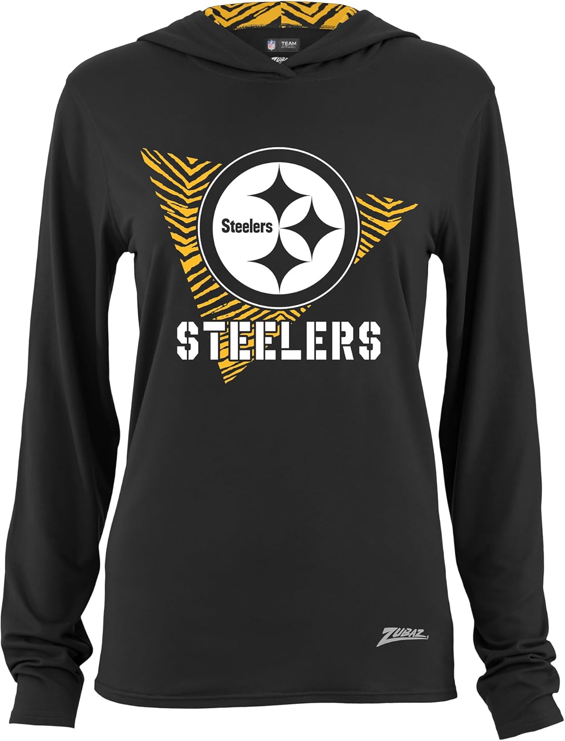 NFL Women's Lightweight Hoodie with Lined Hood for Comfort