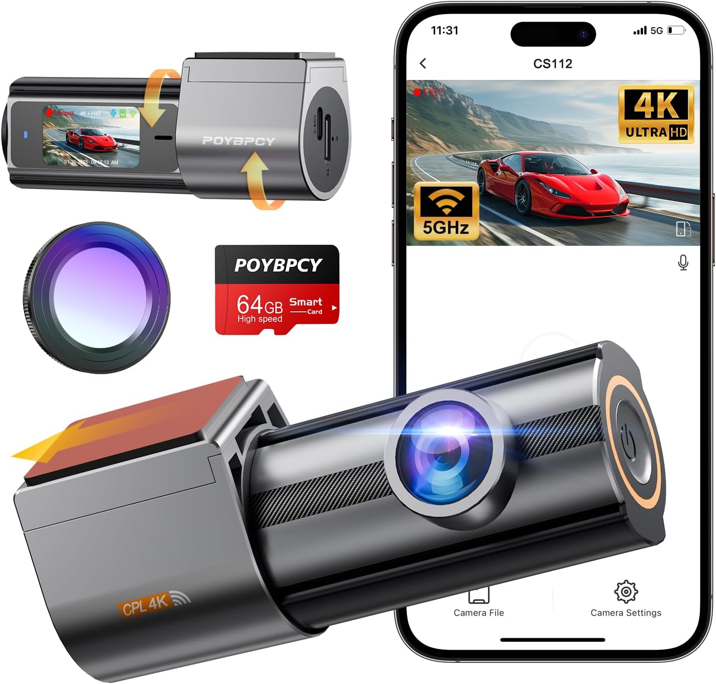 4K WiFi Dash Cam: Ultimate Car Security