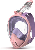 Full Face Snorkel Mask Adults Snorkeling Set - Clear 180 View