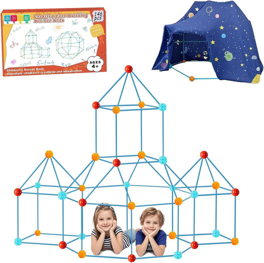 146-Piece Fort Building Kit - Endless Creativity!