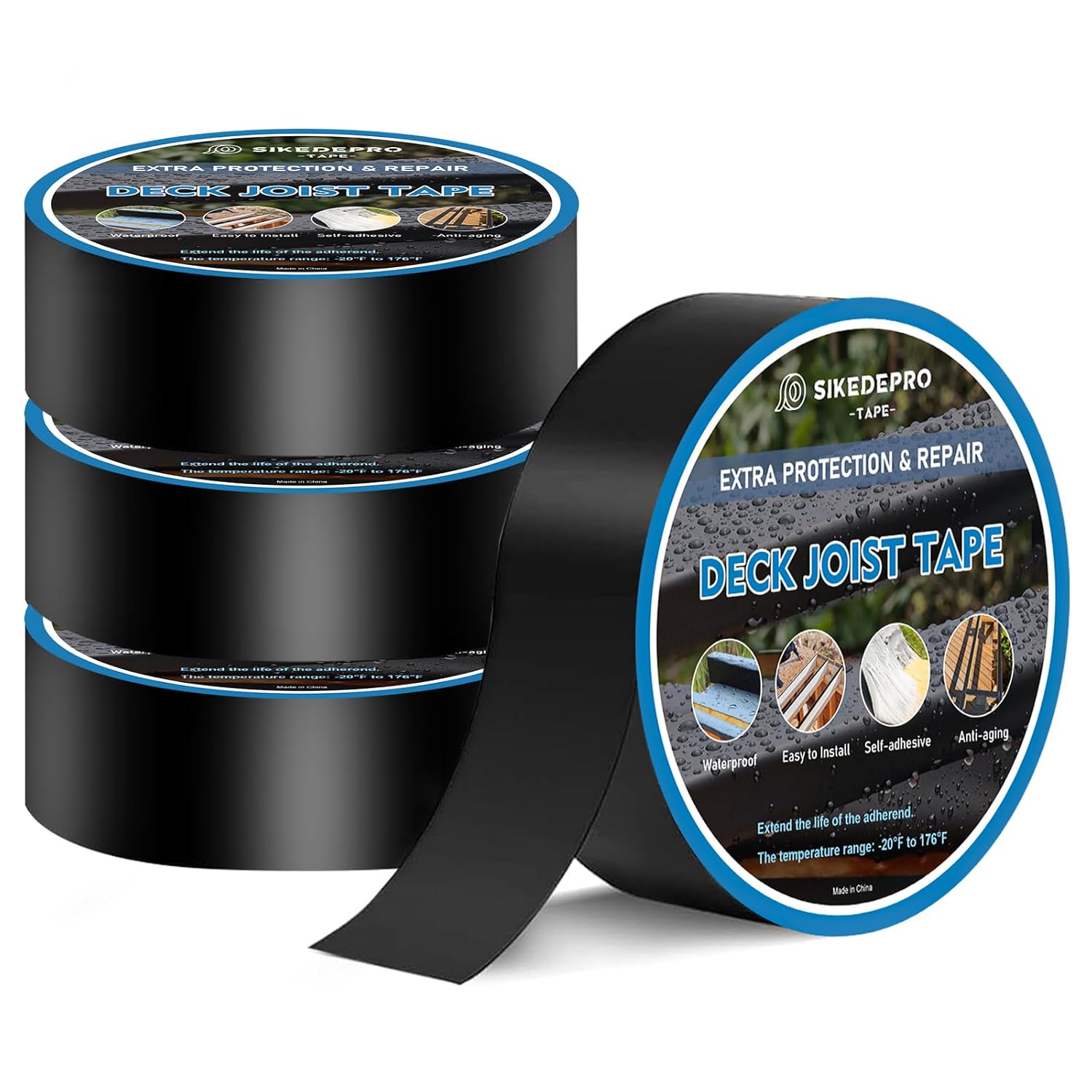 Joist Tape for Decking 2ft' X 50ft - Weatherproof Butyl Tape
