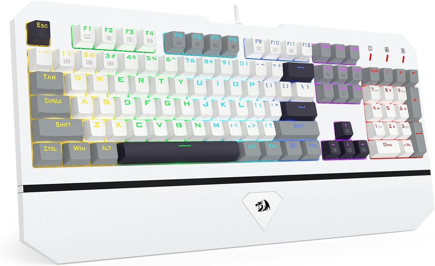 Redragon K558 Mechanical Keyboard: Rainbow Backlit