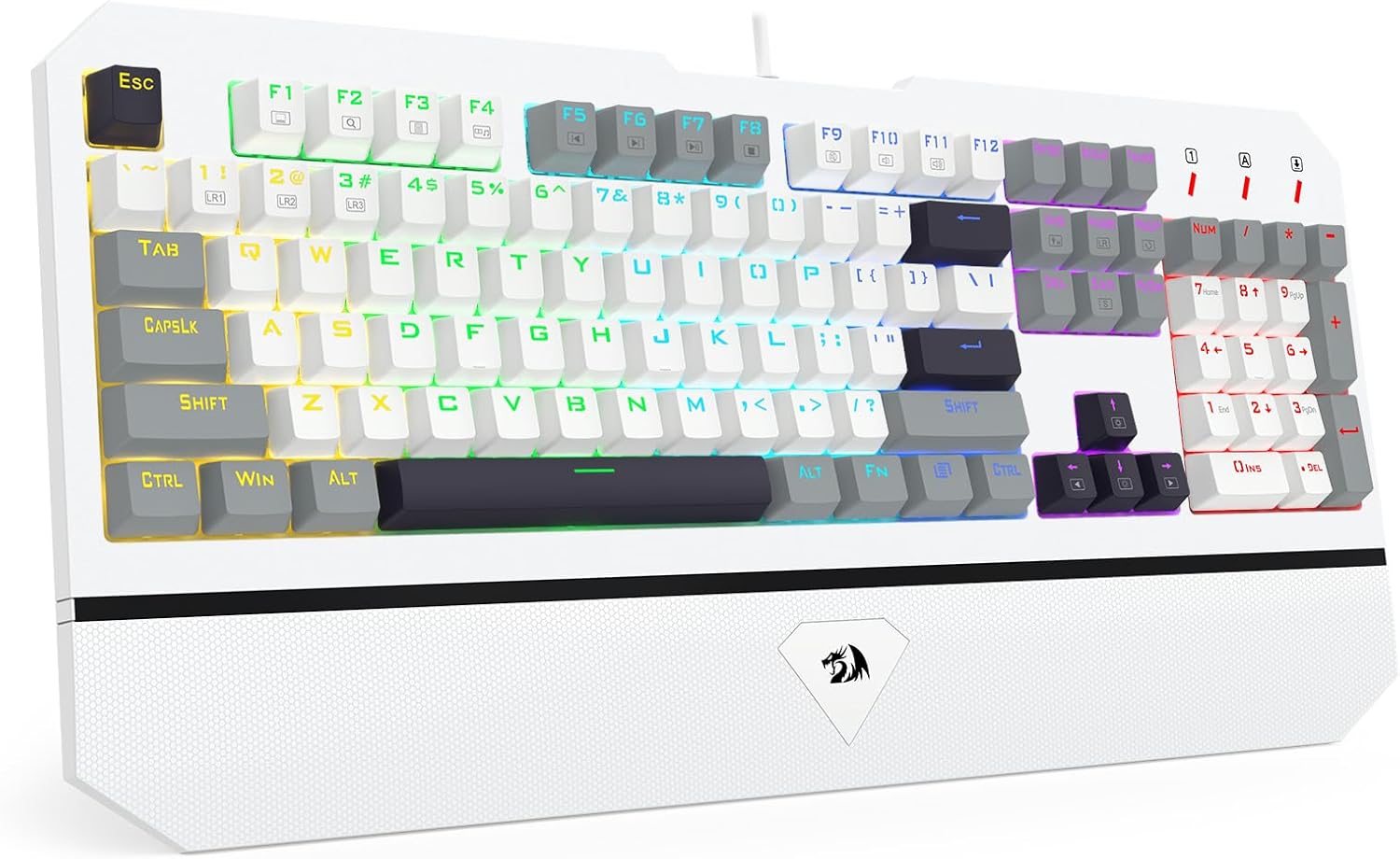 Redragon K558 Mechanical Keyboard: Rainbow Backlit