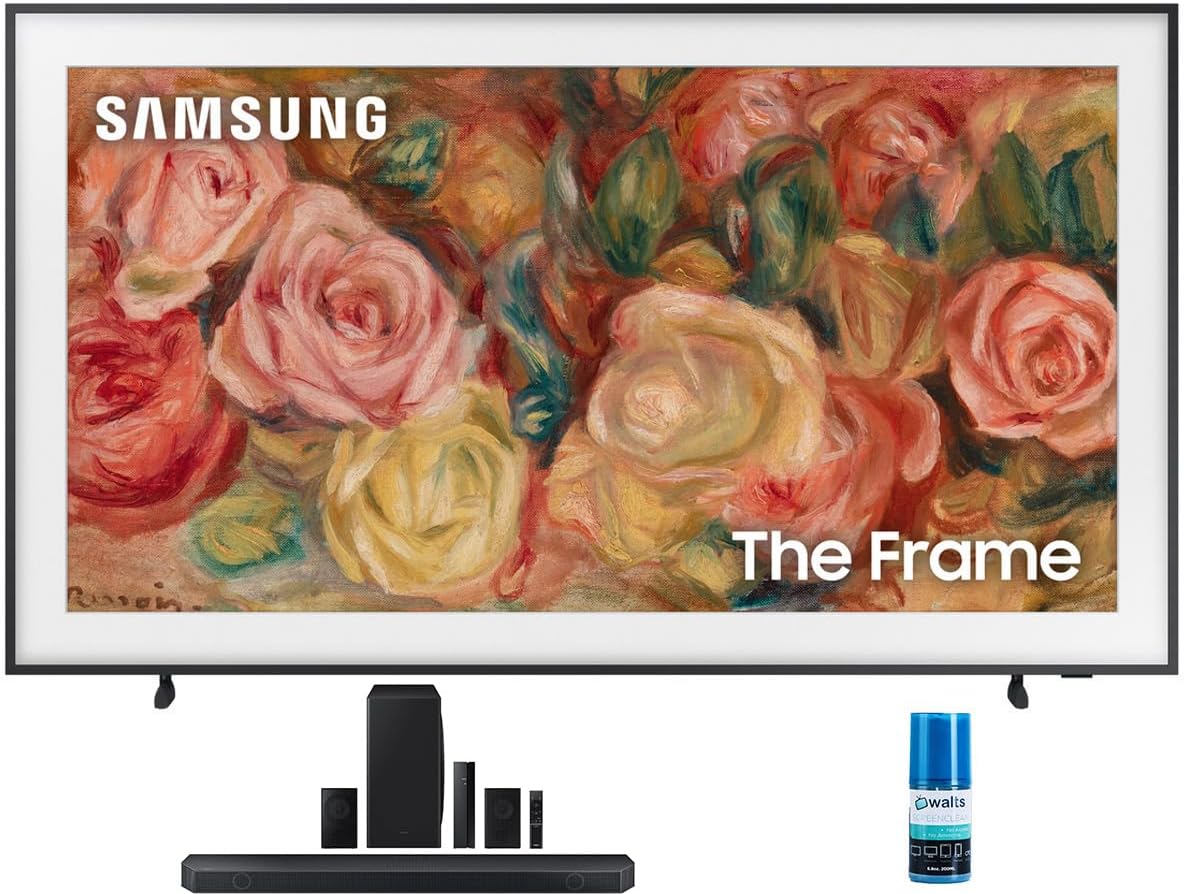 Immerse in 4K Luxury: Samsung 85 Frame TV + Dolby Atmos Soundbar!
