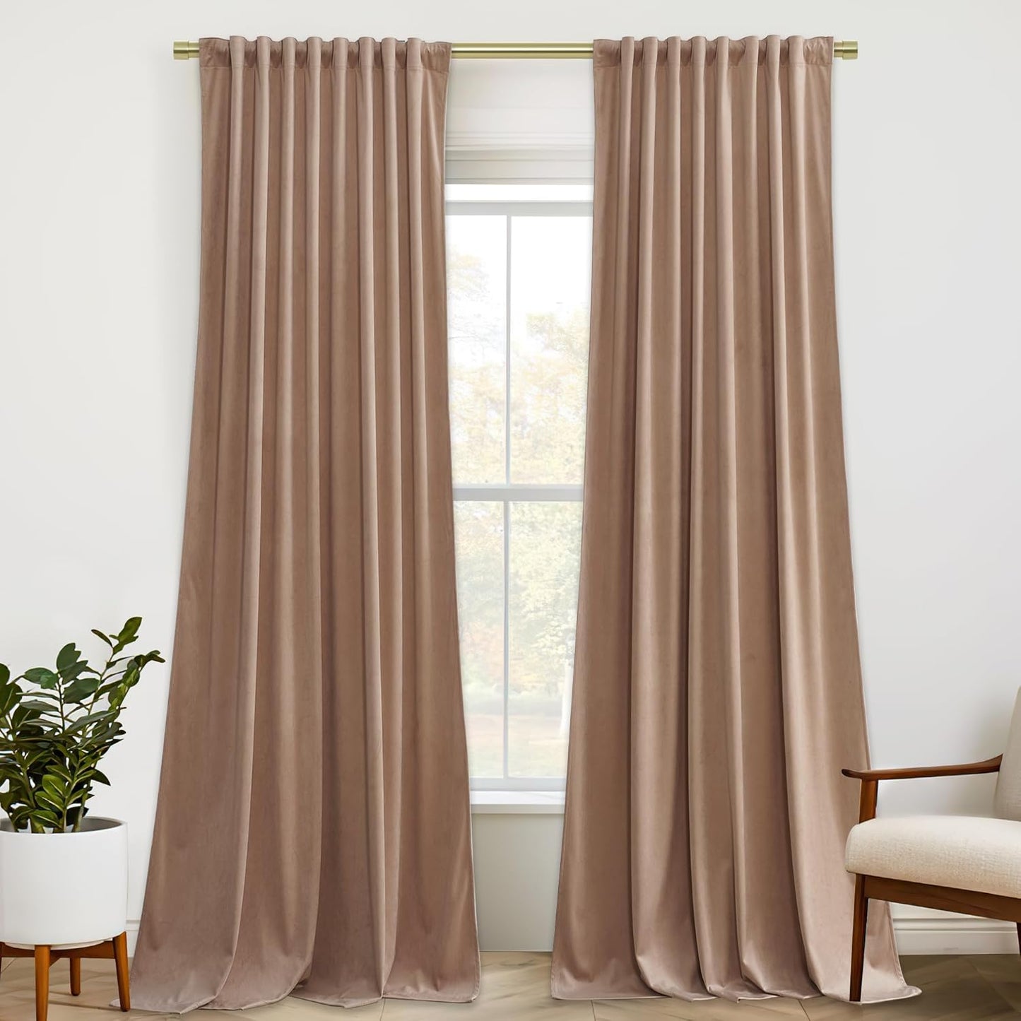StangH Nursery Bedroom Curtains 96in Long for Stylish Decor