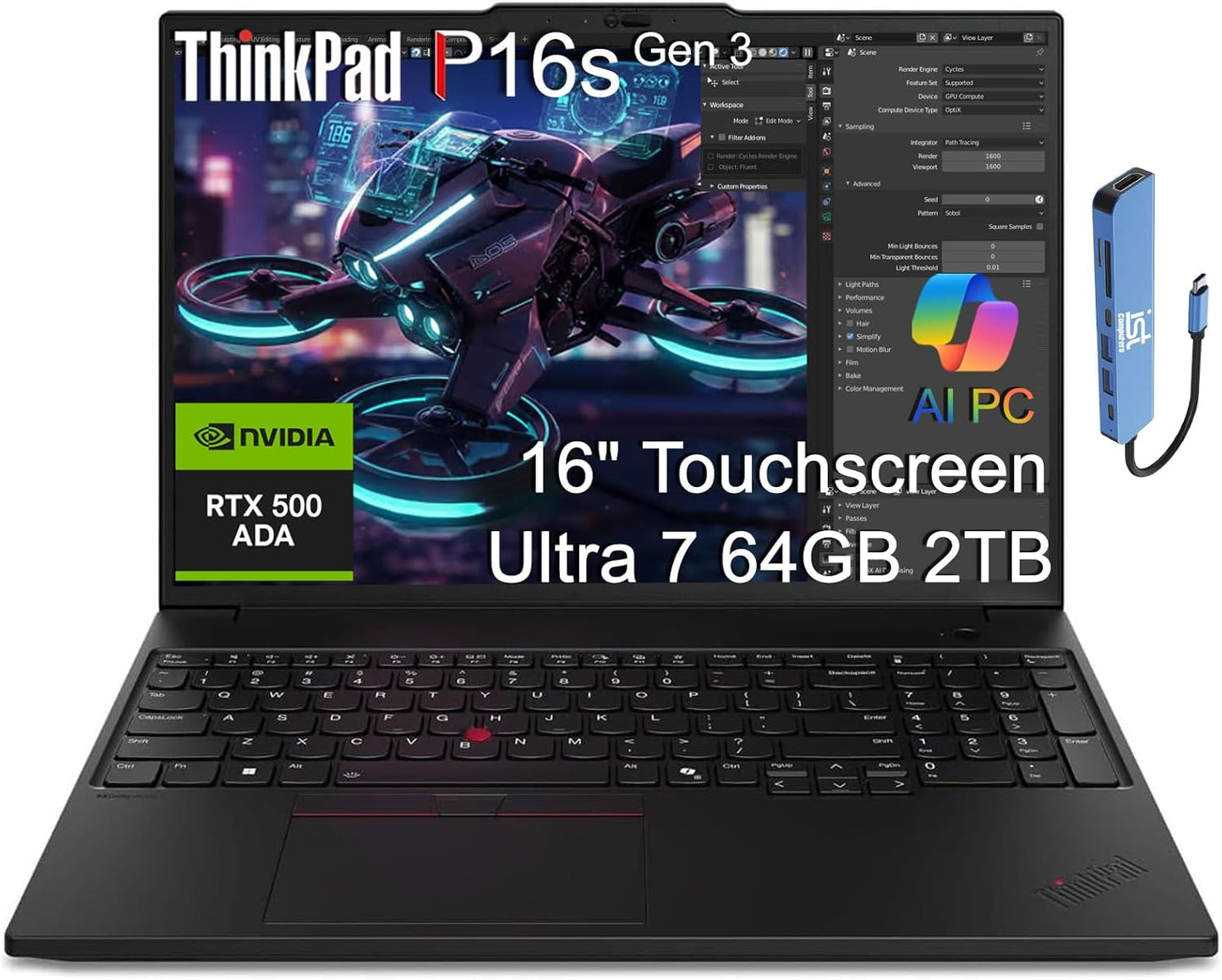 Lenovo ThinkPad P16s Gen 3 Mobile Workstation for Professionals