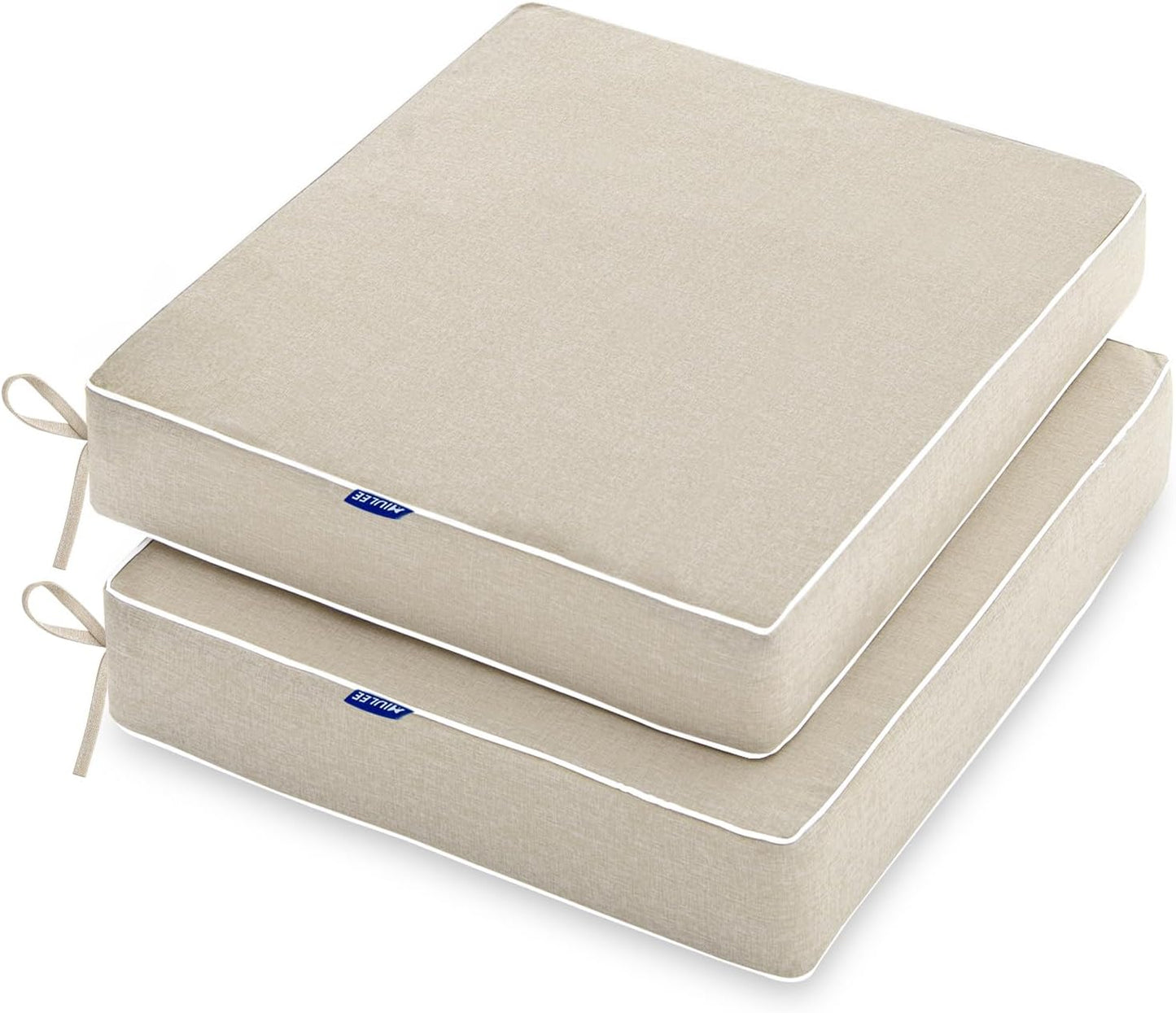 MIULEE Waterproof Outdoor Chair Cushions for Patio Furniture
