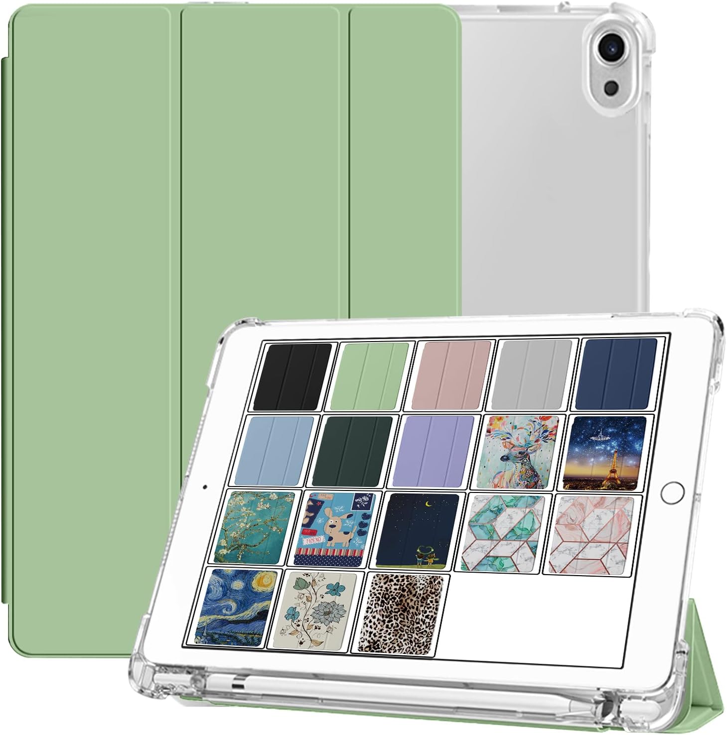 DuraSafe Cases for iPad Air 5th 4th 6th 11th - Green TPU Cover