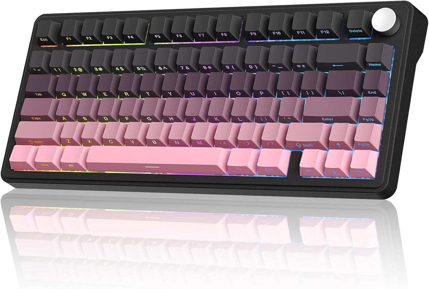 CC MALL M75: Gasket Mount, Hot Swappable, RGB Backlit Mechanical Keyboard