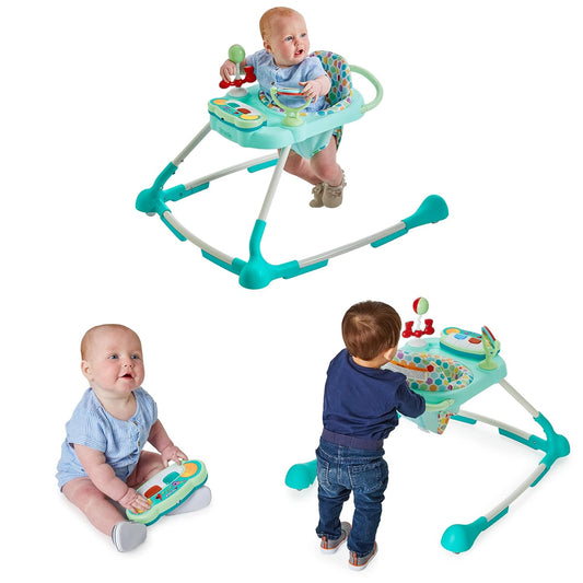 3-in-1 Kolcraft Baby Walker - Grow with Steel Base