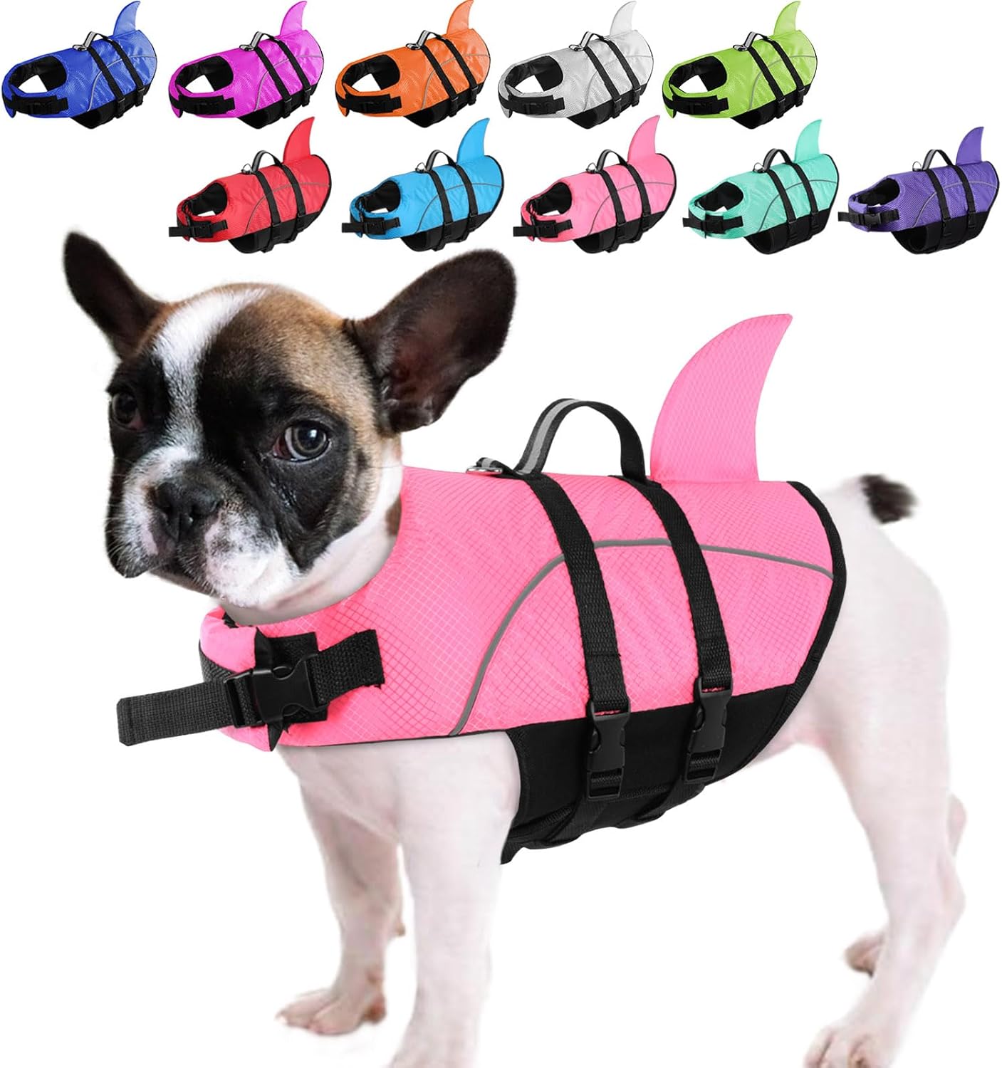 Queenmore Small Dog Life Jacket for Safe Swimming Adventures