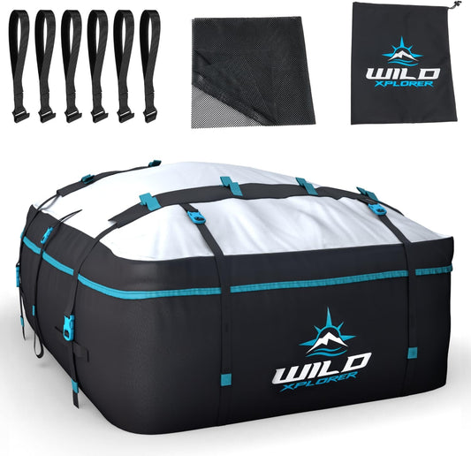 Rooftop Cargo Carrier - 15 Cubic Feet Waterproof Soft Shell