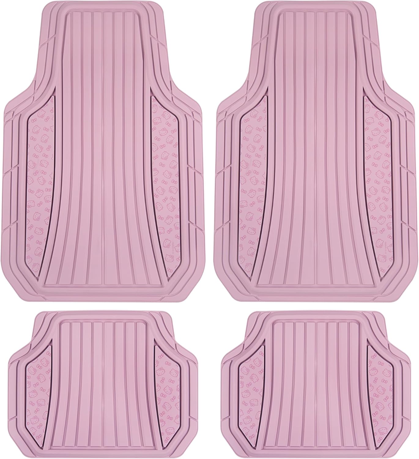 Hello Kitty Car Mats 4pc Set for Cars Trucks SUVs Cute Pink