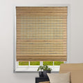 Sheer Bamboo Roman Shades with Valance - Tuscan 28.5in x 60in